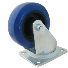 80mm Swivel Blue Wheel Castor W0990/80